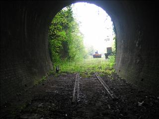 Rails in the tunnel
