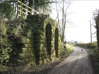 Bridge remains at Hagloe