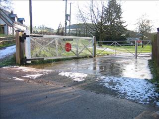 Newland station gate
